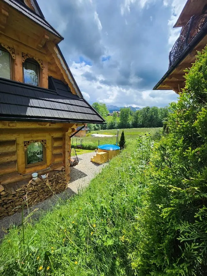 Goralska Chatka 2 Highland Cottage - Split Ac, Jacuzzi, Sauna, Private Parking, Mountains View, Garden, Zakopane 0*,