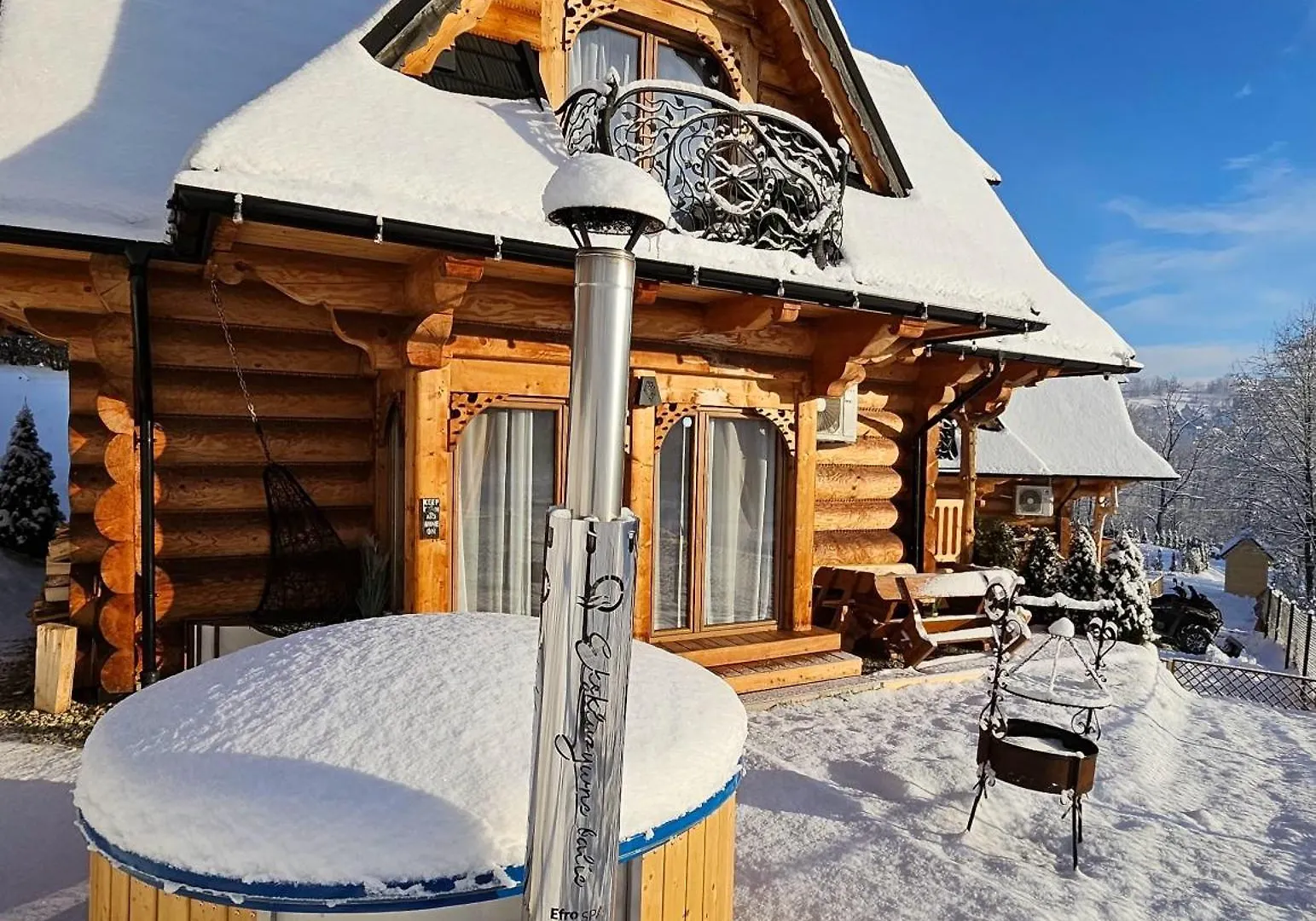 Goralska Chatka 2 Highland Cottage - Split Ac, Jacuzzi, Sauna, Private Parking, Mountains View, Garden, Zakopane Chalet
